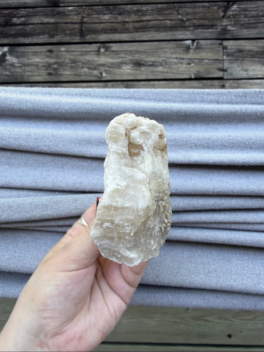 Raw •Selenite• Gypsum Crystal Mineral Specimen Natural Formation